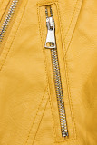 Yellow motorcycle jacket