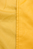 Yellow motorcycle jacket