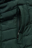 Dark green quilted jacket for autumn/winter