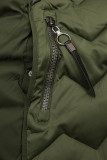 Khaki quilted jacket for autumn/winter