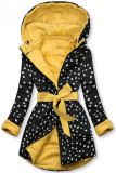 Yellow/polka dot reversible jacket