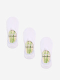 White ballerina socks - three-pack