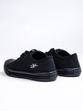 Children's canvas sneakers black