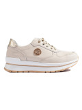 Sports -elegant sneakers beige/gold