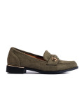 Green Suede Loafers
