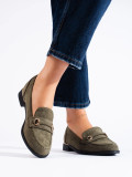 Green Suede Loafers