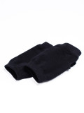 Black fingerless gloves
