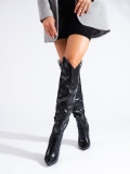 Black high boots