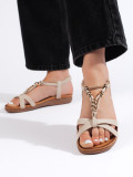 Beige Sandals
