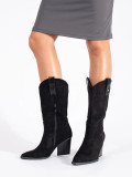 Black Suede Ankle Boots