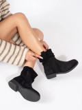 Black Suede Ankle Boots