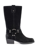 Black Leather Cowboy Boots Sergio Leone