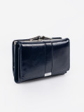 Elegant Blue Eco-Leather Wallet