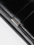 Elegant Black Wallet in Eco-Leather