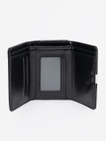 Elegant Black Wallet in Eco-Leather