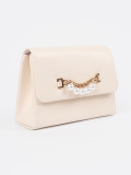 Elegant Small Beige Handbag