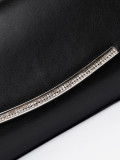Elegant Black Handbag with Chain