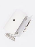 White Clutch with Chain