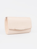 Light Beige Clutch with Chain