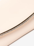 Light Beige Clutch with Chain