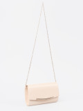 Light Beige Clutch with Chain
