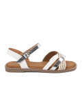 White Flat Sandals by Sergio Leone