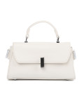 Light Beige Small Handbag with Handle