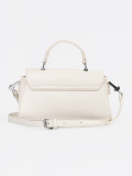 Light Beige Small Handbag with Handle