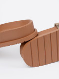 Brown Decorative Slippers
