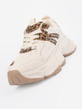Sneakers with Thick Sole in Leopard Print