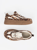 Women's Sneakers in Leopard Print