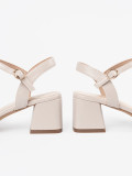 Elegant Beige Sandals by Sergio Leone