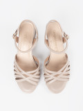 Elegant Beige Sandals by Sergio Leone