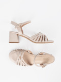 Elegant Beige Sandals by Sergio Leone