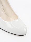 White Patent Pumps