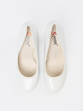 White Patent Pumps