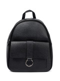 Black Women's Eco-Leather Backpack