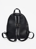 Black Women's Eco-Leather Backpack