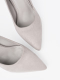 Classic Grey Suede High Heels