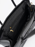 Classic Black Shoulder Bag