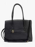 Classic Black Shoulder Bag