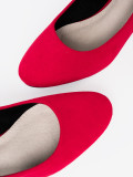 Red Pumps on Silver Heel