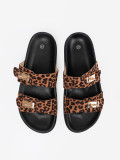 Women's Leopard Print Slides