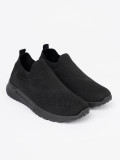 Black Slip-On Sneakers