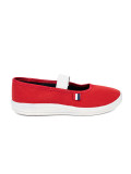 Light Red Shoes with Elastic Strap