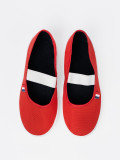 Light Red Shoes with Elastic Strap
