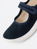 Children's Velcro Sneakers in Navy Blue