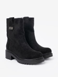 Black Ankle Boots with Chunky Sole