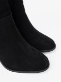 Black Ankle Boots with Heel