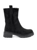Black Ankle Boots with Thick Sole